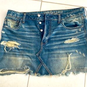 American Eagle Outfitters Denim Mini Skirt